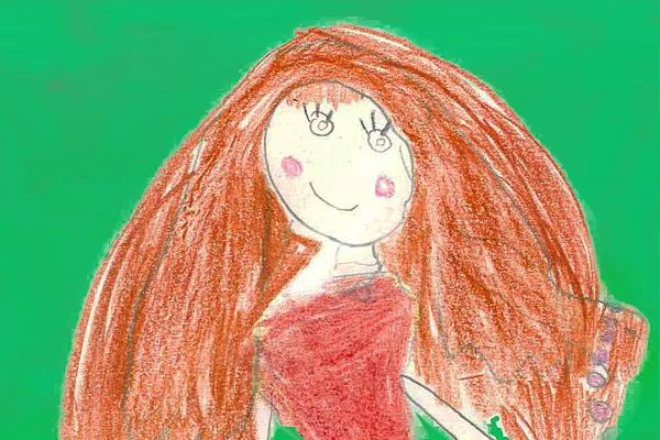 Portrait – von Kindern gemalt