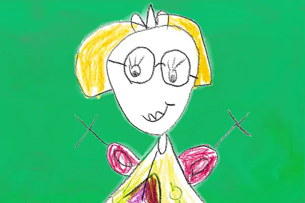 Portrait – von Kindern gemalt