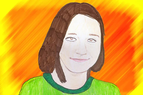 Portrait – von Kindern gemalt